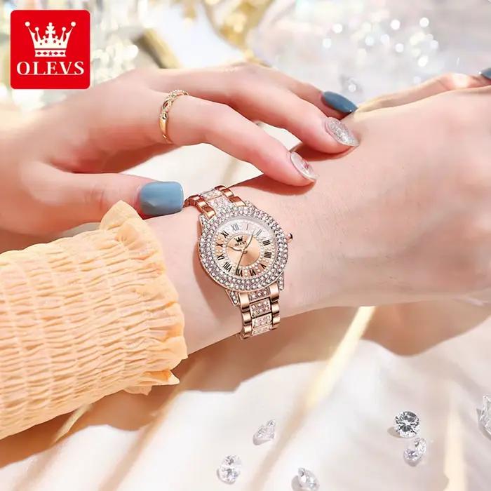 OLEVS – montre-bracelet à Quartz pour femmes