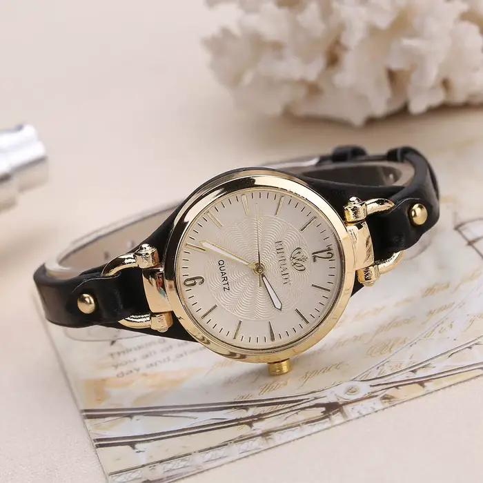 Montre-bracelet analogique à quartz pour femme