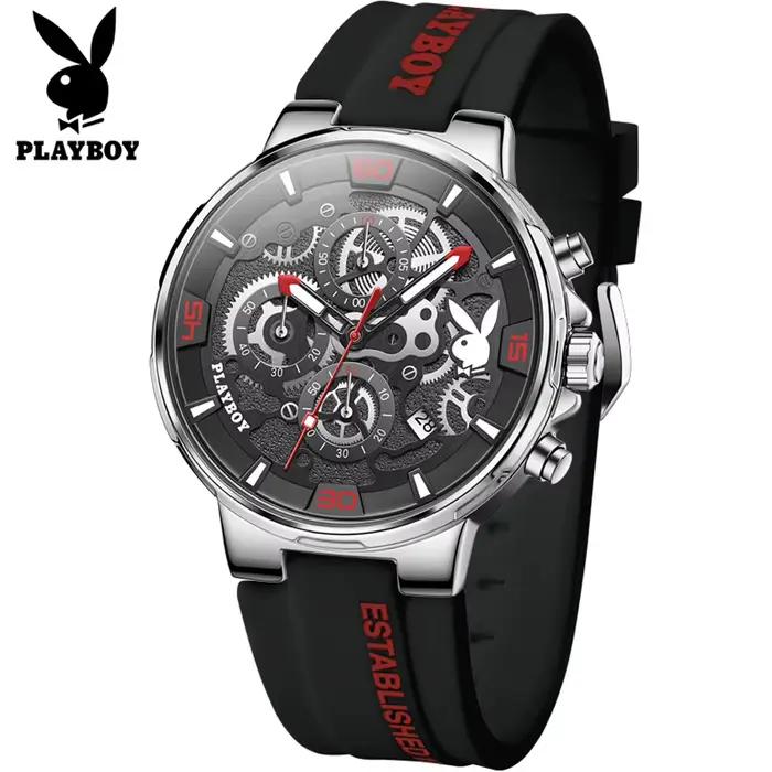 PLAYBOY 3063 Montres à quartz originales pour hommes