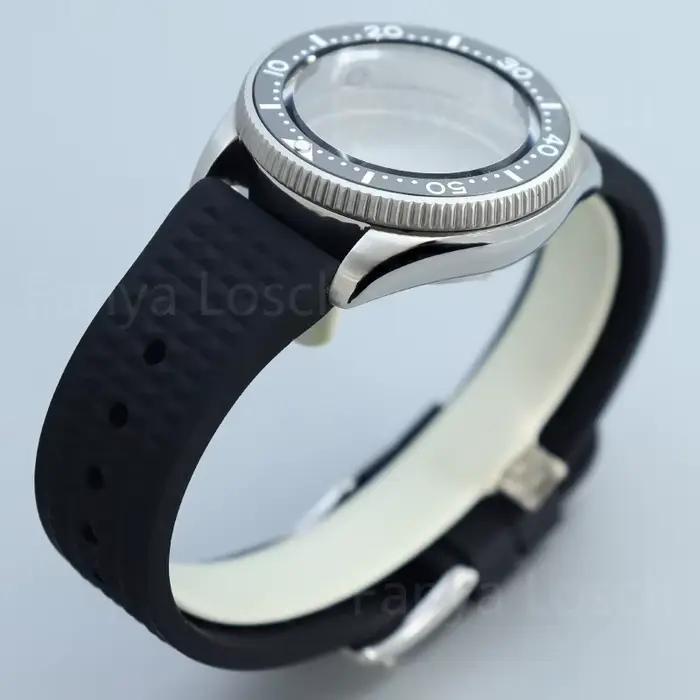 Boîtier de montre couronne à vis argentée 3.8 heures
