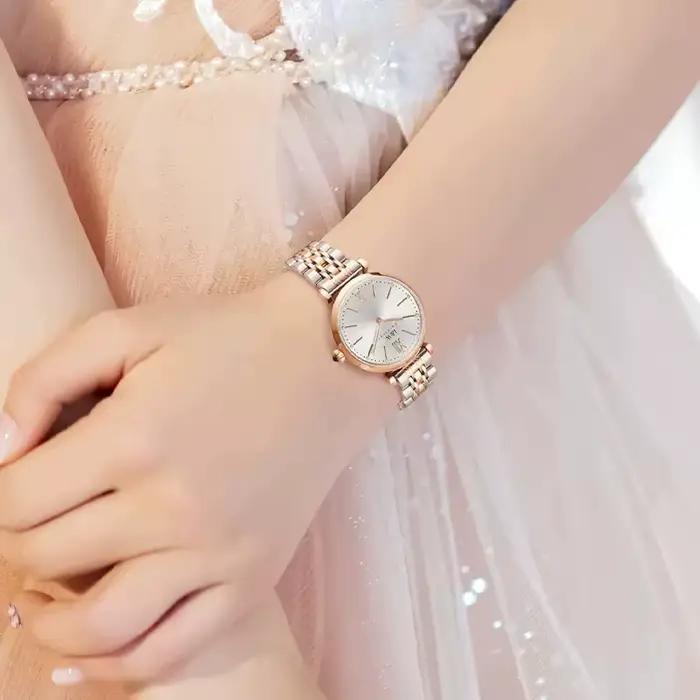 CARNIVAL marque de luxe robe montre à Quartz pour femmes dames mode étanche montre-bracelet filles en acier inoxydable horloge Reloj Mujer