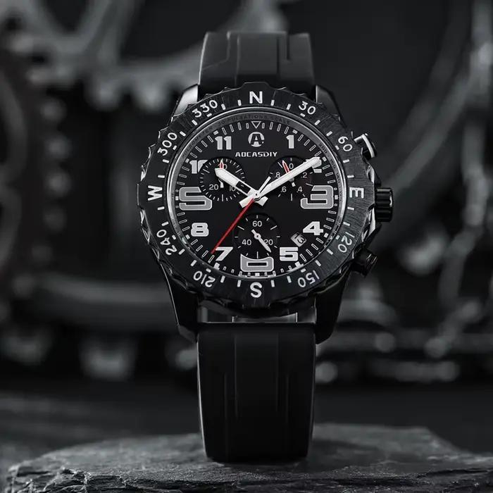 Montre à quartz sportive multifonctionnelle pour homme occasions extérieures et étudiantes