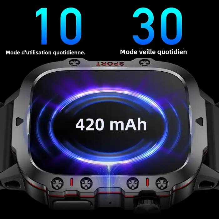 Montres intelligentes militaires originales pour hommes