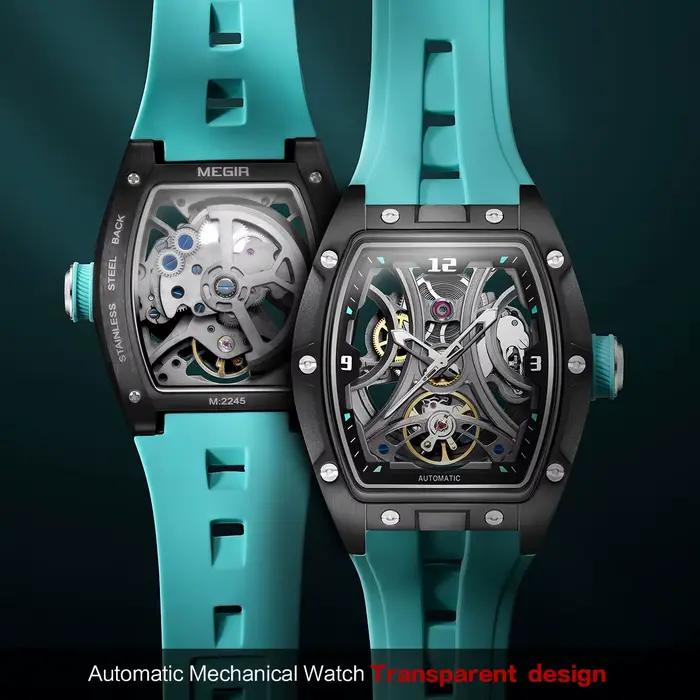 Montre mécanique de sport tendance MEGIR pour homme
