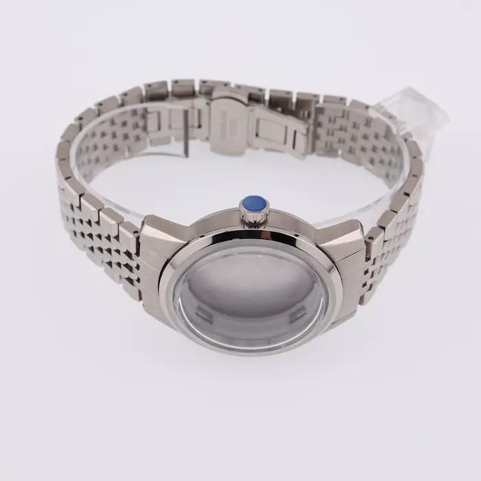 Boitier de montre homme acier inoxydable 316L compatibles King Seiko Mod SJE089J1 élégant pour homme occasions spéciales