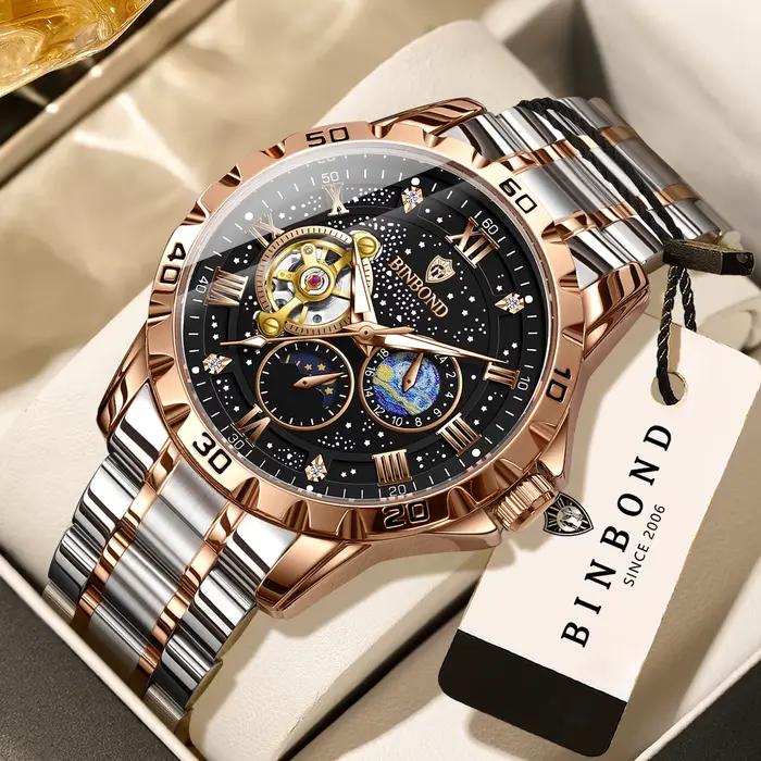 Montres mécaniques BINBOND pour hommes