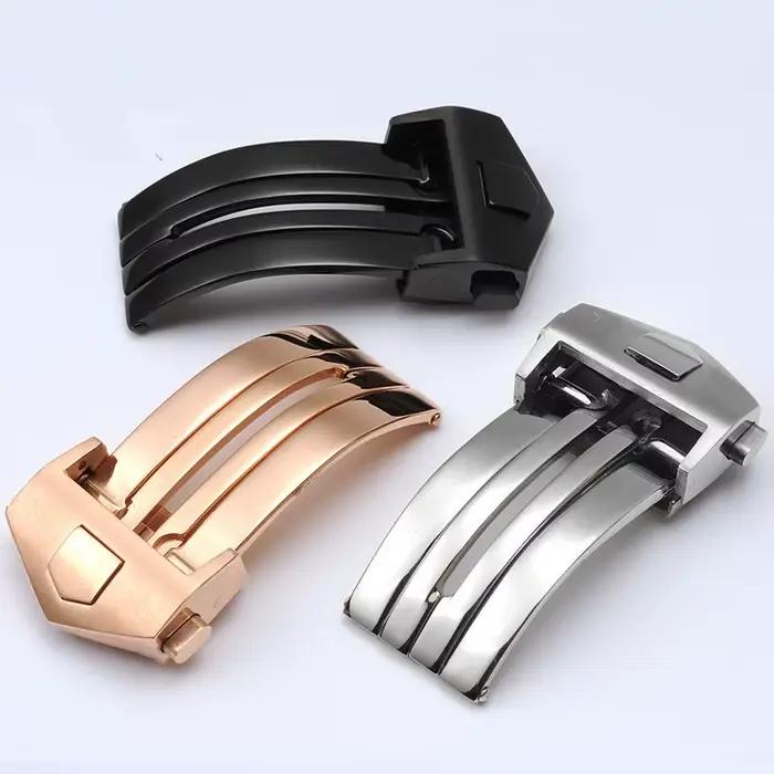 Boucle de Bracelet en Acier Inoxydable HQstrap Compatible avec Montres TAG Heuer Pour Hommes et Femmes Occasions Spéciales