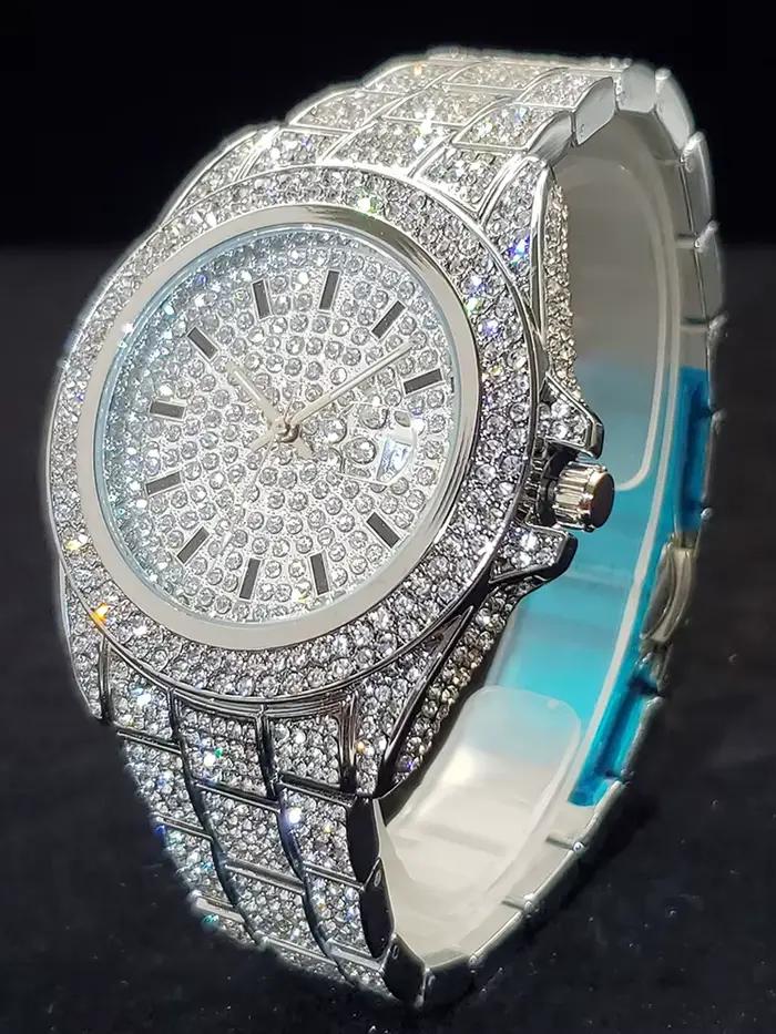 Montre à Quartz pour hommes avec calendrier montres-bracelets étanches