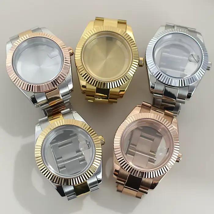 Gear Edge – boîtier de montre en cristal saphir