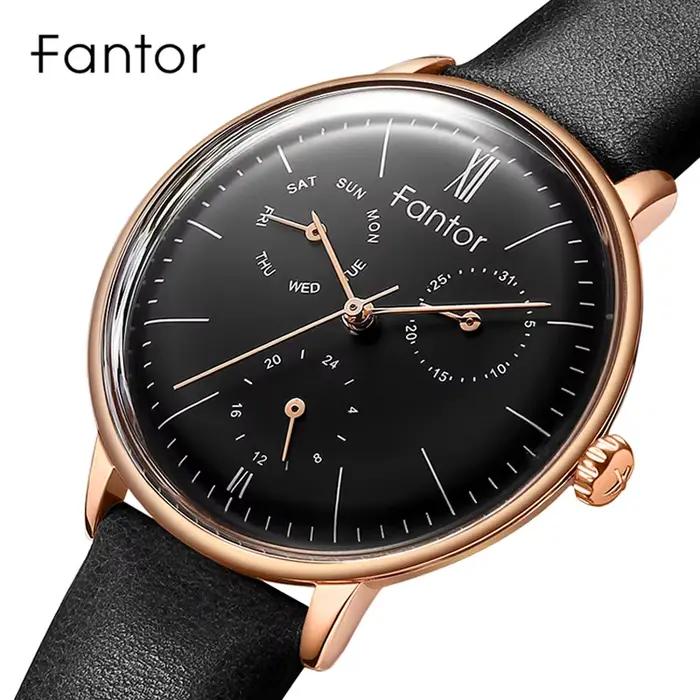 Fantor – montre-bracelet en cuir pour femmes