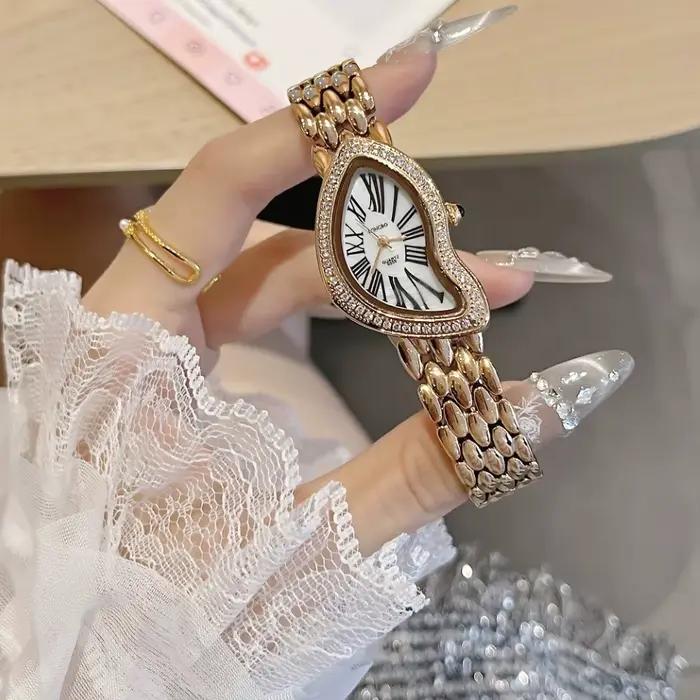 Montre pour femme avec bracelet en acier inoxydable