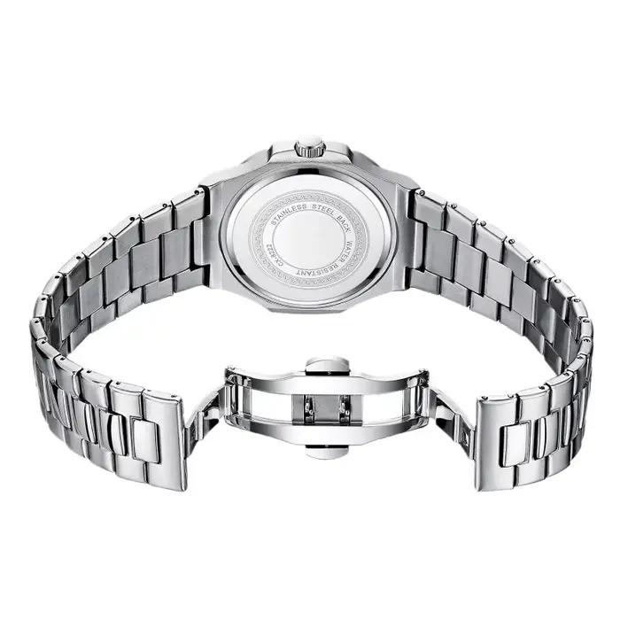 CHENXI 8222 montre à Quartz pour hommes montre-bracelet de luxe en acier inoxydable étanche lumineux Date mâle horloge montres cadeau