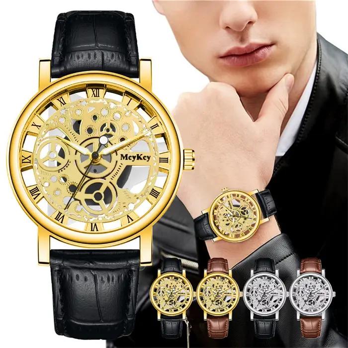 Montre à Quartz en alliage pour hommes