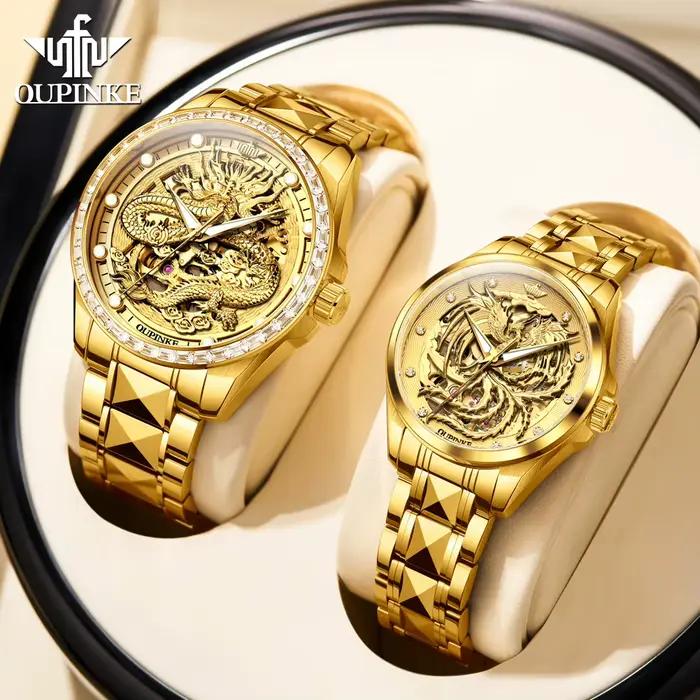 Montre Dragon Or pour Homme et Femme