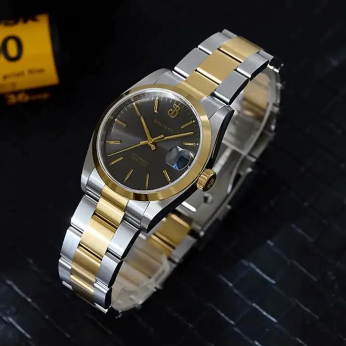 Montre automatique homme édition limitée 36mm saphir plongeur 10ATM lumineux C3 NH35 ocassions spéciales