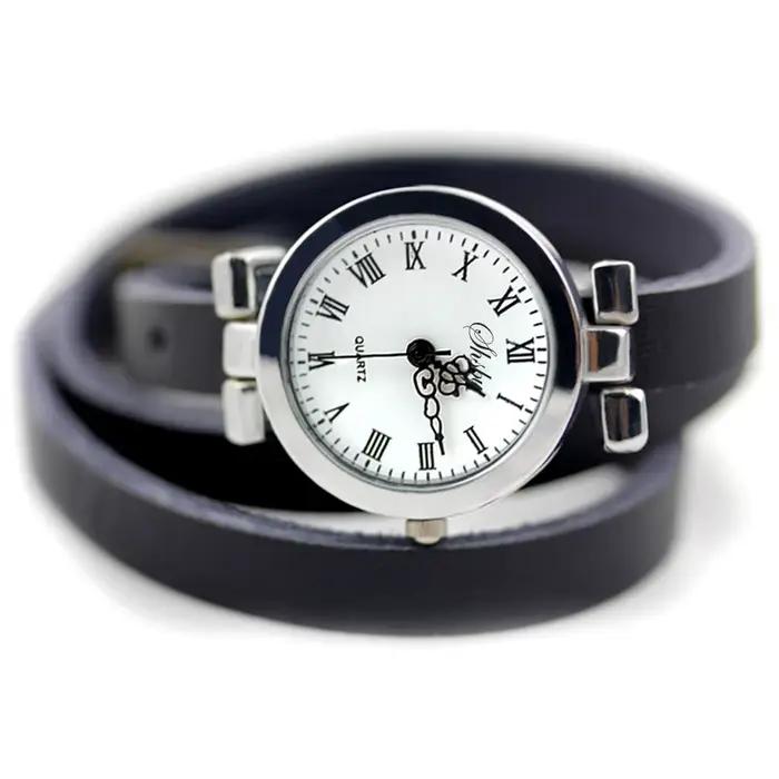 Shsby nouvelle mode vente chaude femmes longue en cuir femme montre ROMA Vintage