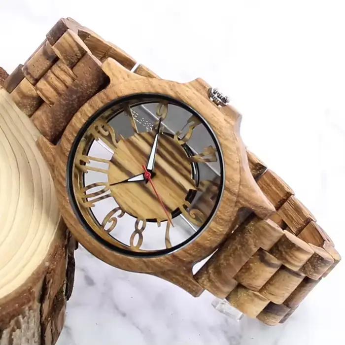 Montres en bois pour hommes montre