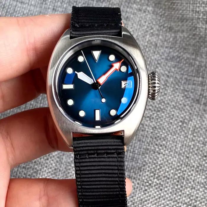 Montre mécanique de plongée militaire pour hommes