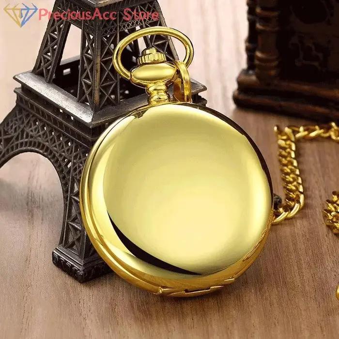 Montre de poche vintage pour homme en or