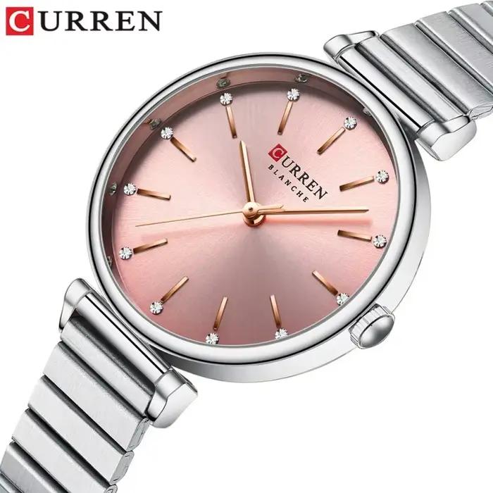 CURREN 9081 montre à Quartz pour femme élégante avancée bracelet en acier inoxydable étanche
