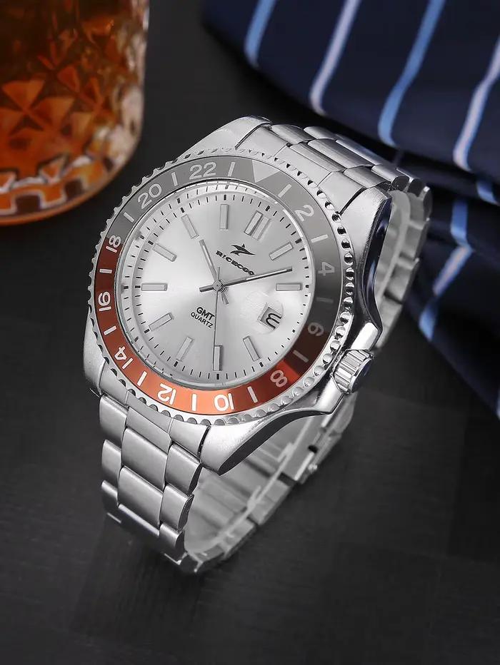Montre classique pour homme avec mouvement à quartz