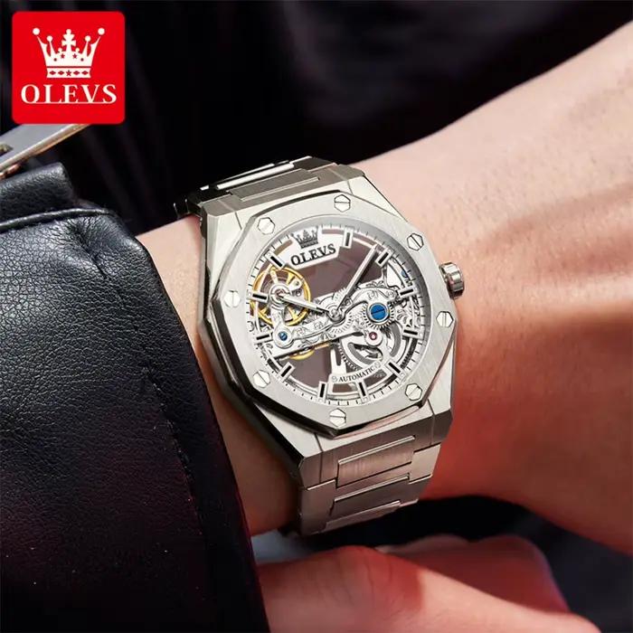 Montre automatique mécanique pour homme OLEVS