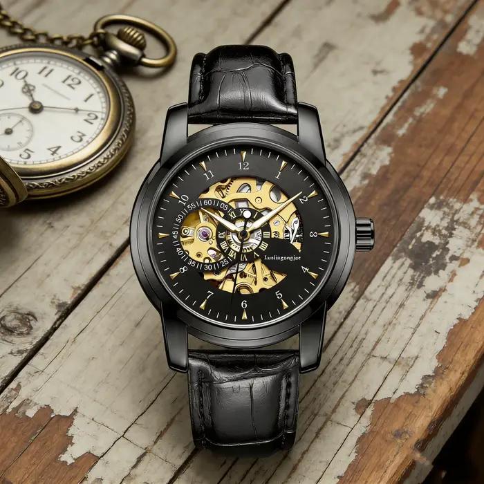 Montre classique de luxe pour hommes d'affaires