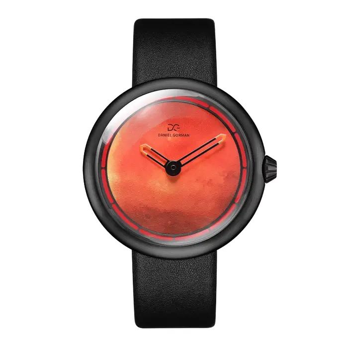 Montre Daniel Gorman Créative Terre Mode Sport Homme Quartz Cuir Occasions Spéciales