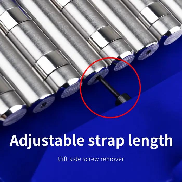 Bracelet de montre en acier inoxydable massif de qualité supérieure