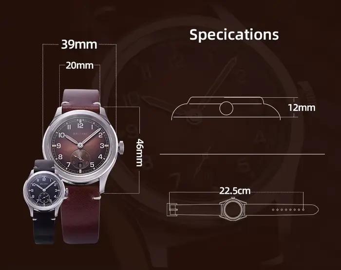 Baltany – montre automatique pour hommes