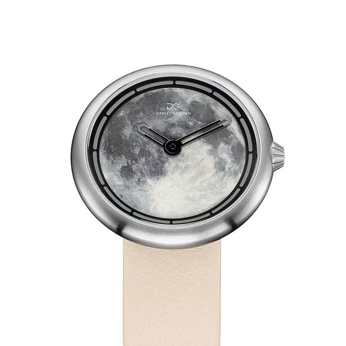 Montre Mars Dial avec boîtier en acier inoxydable - Verre double dôme