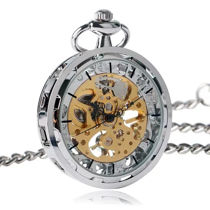 Steampunk – montre mécanique de luxe pour hommes et femmes