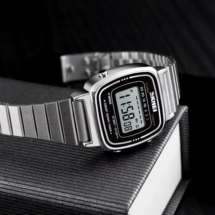 SKMEI 1901 petit cadran montre numérique Relogio Feminino mode Sport
