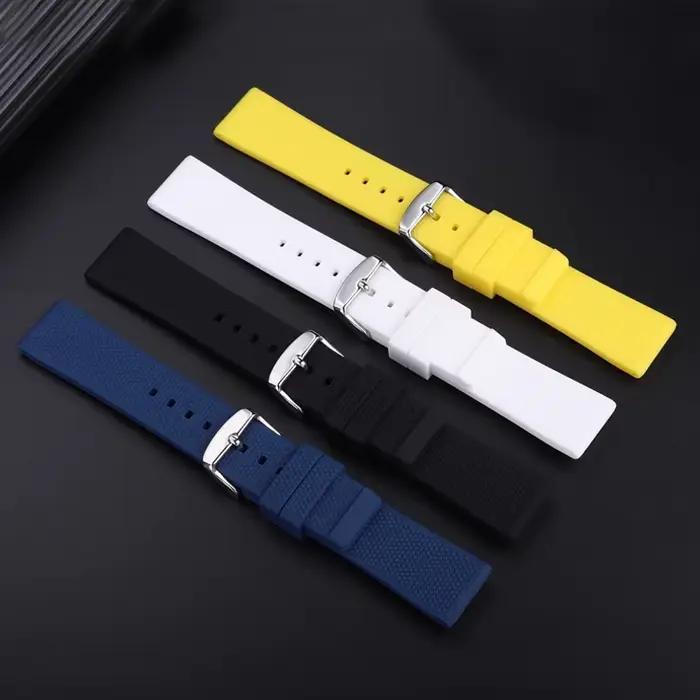 Bracelet en Silicone kaidini pour montres mécaniques élégant et confortable pour homme et femme occasions quotidiennes et spéciales