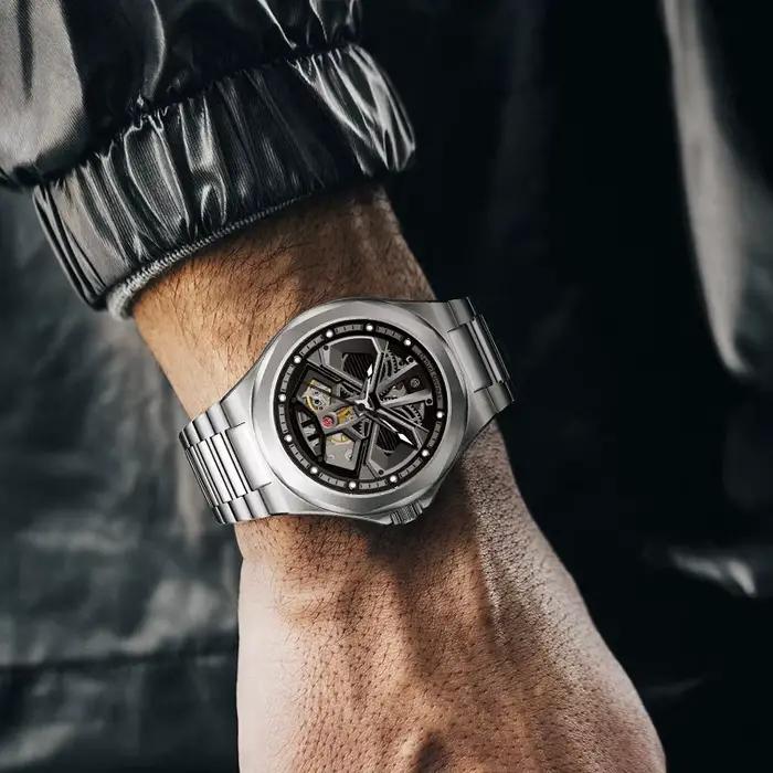 Montre mécanique automatique pour hommes