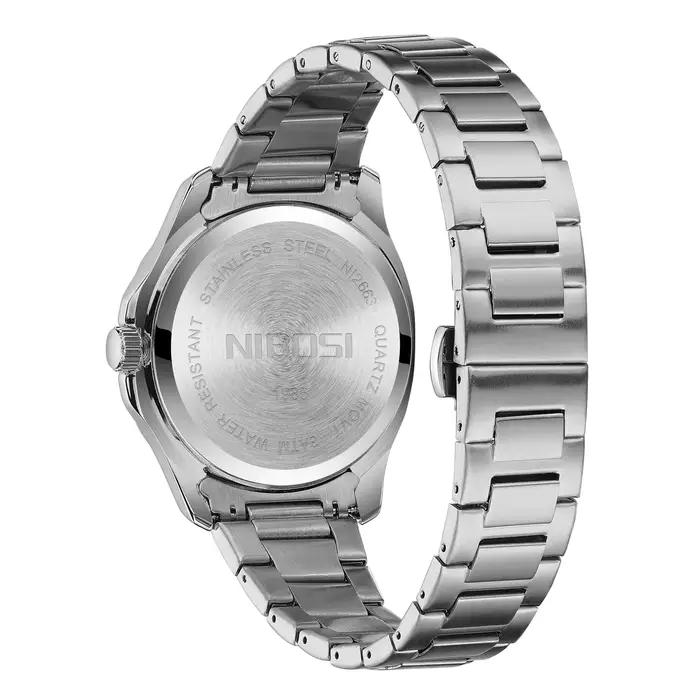 Montre AQUANAUT de NIBOSI pour Hommes Montre de Sport Étanche avec Chronomètre et Calendrier Lumineux Occasions Spéciales Robuste Minimaliste
