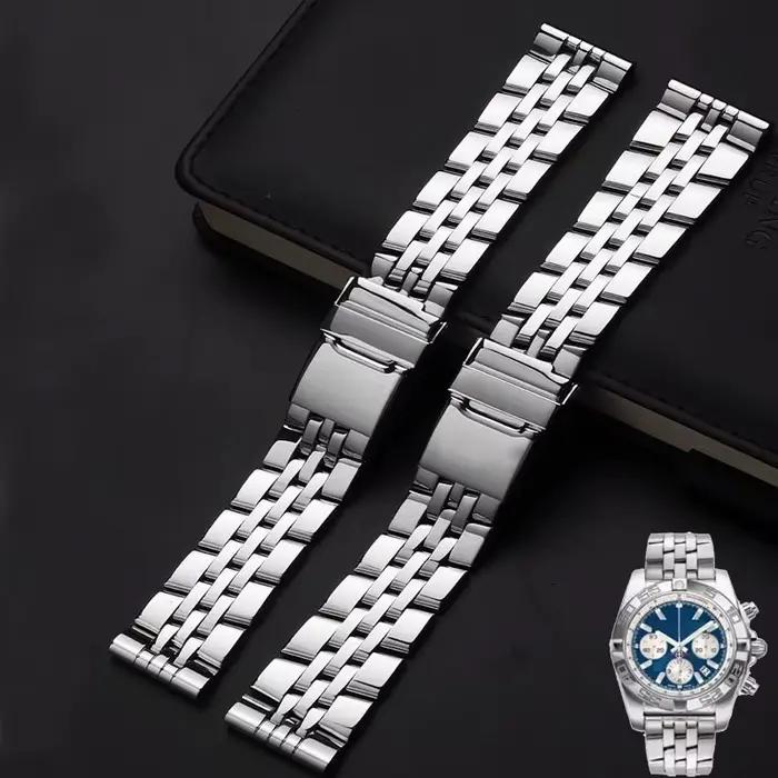 Bracelet de montre en acier inoxydable massif