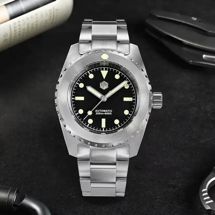 San Martin – montre de plongée rétro pour hommes