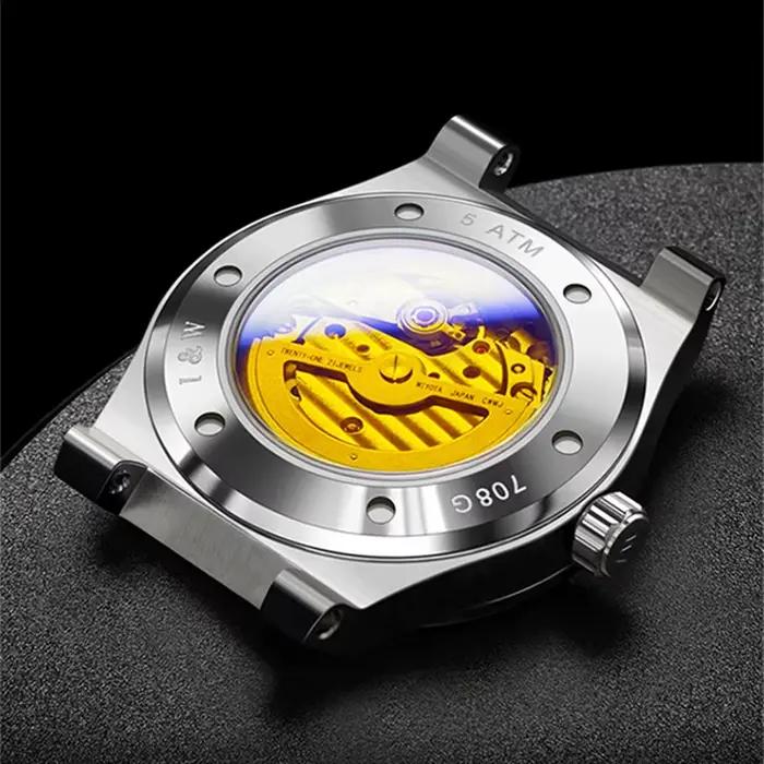 Relogio Masculino carnaval mode montre mécanique pour hommes marque de luxe automatique montre-bracelet 50M étanche 2025 Reloj Hombre