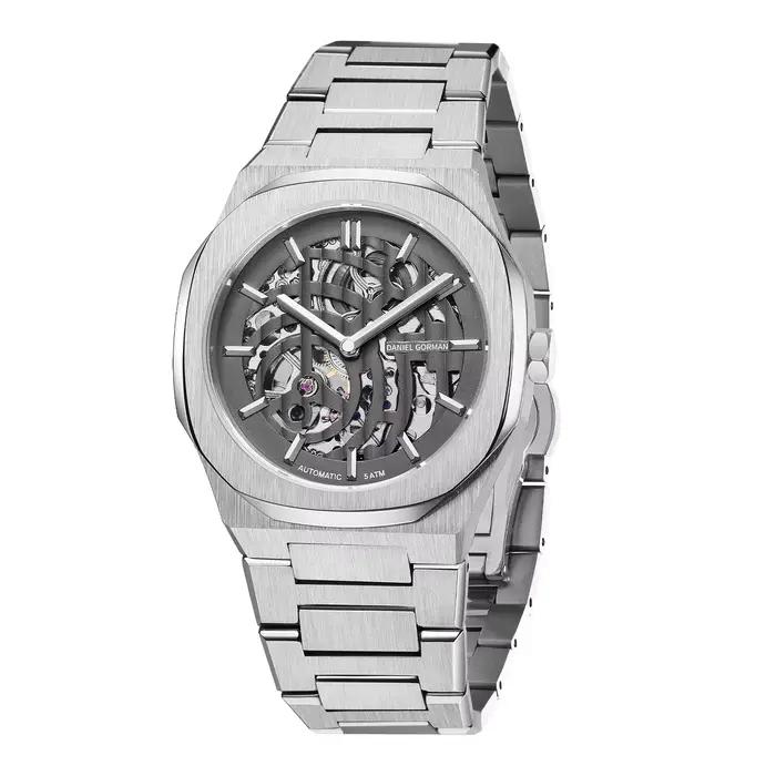 Montre mécanique automatique de style sportif pour hommes