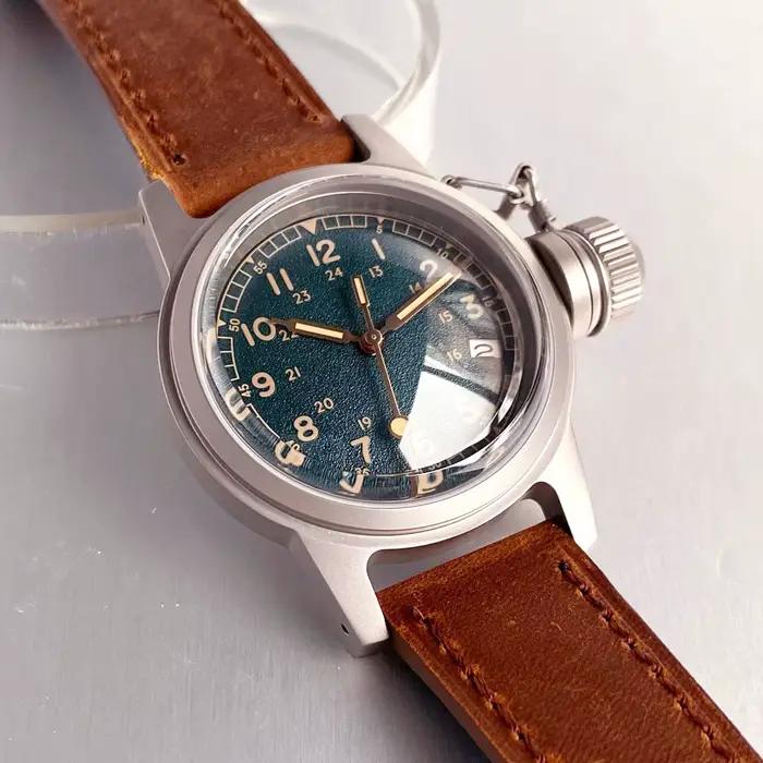 Tandorio – montre grenouille mécanique militaire pour hommes