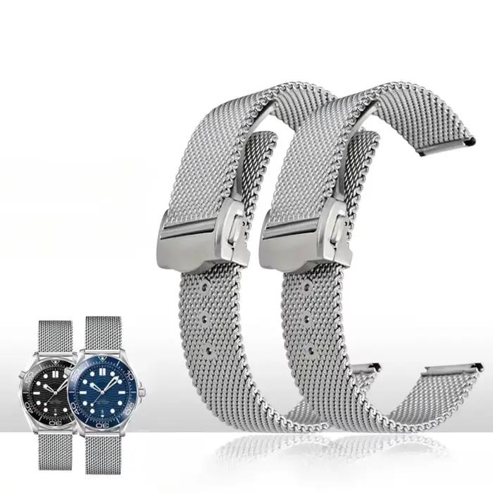 Haima 300 Super Master 007 bracelet de montre pour Omega hommes extérieur étanche acier raffiné observateur Milan