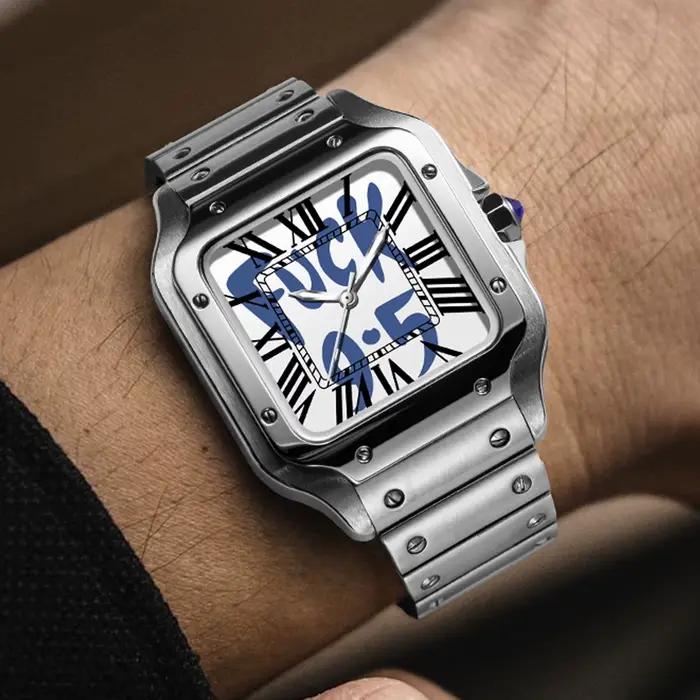 Montre mécanique MACARLON de 38 mm