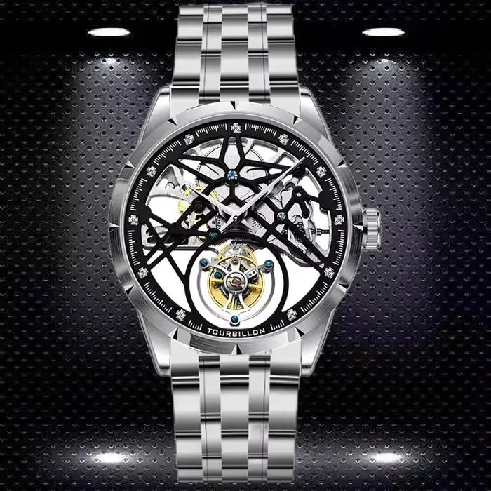 AESOP hommes volant Tourbillon mouvement mécanique automatique montres de luxe