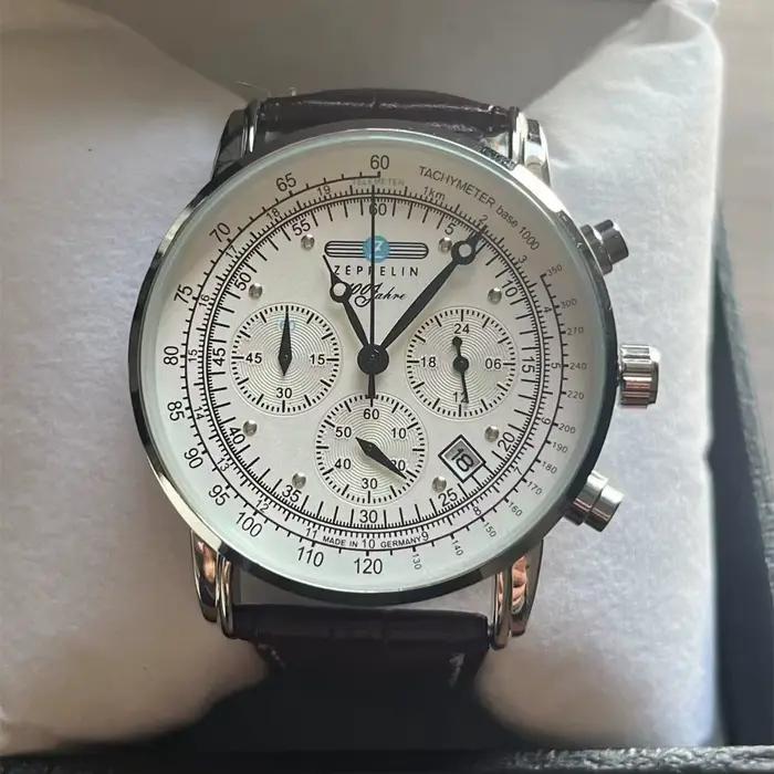 Nouvelle Montre Classique Homme 2026 Avec Fonction Chronographe et Calendrier Complet En Acier Inoxydable Pour Occasions Spéciales