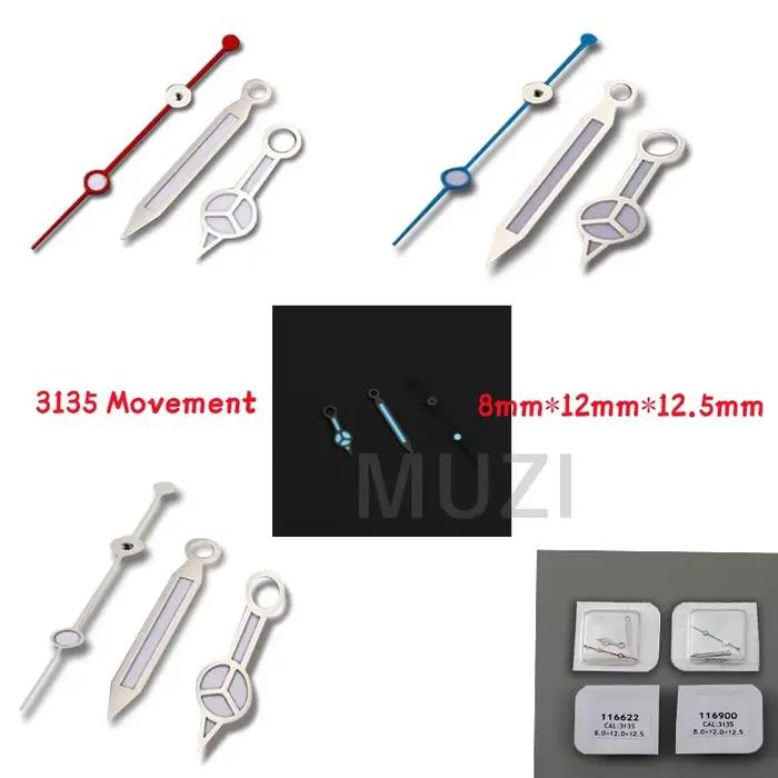 Aiguilles de montre Shoous pour Rolex SUB Yach