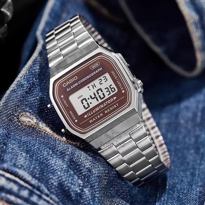 Petite montre carrée pour homme