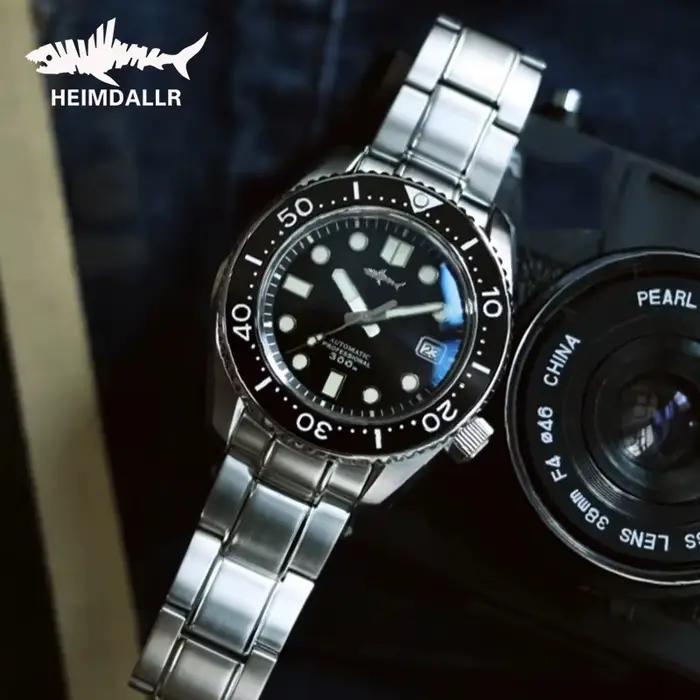Montre Heimdallr MM300 Sumo SBDX étanche à 300M avec mouvement automatique NH35 pour homme occasions de plongée et style sportif
