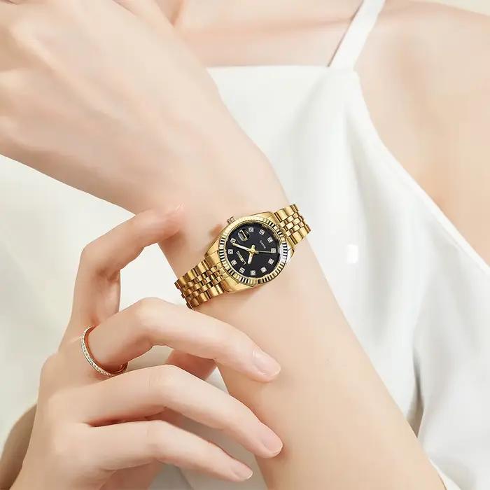 LIEBIG Top Marque De Luxe Élégant Quartz Montres De Mode Automatique