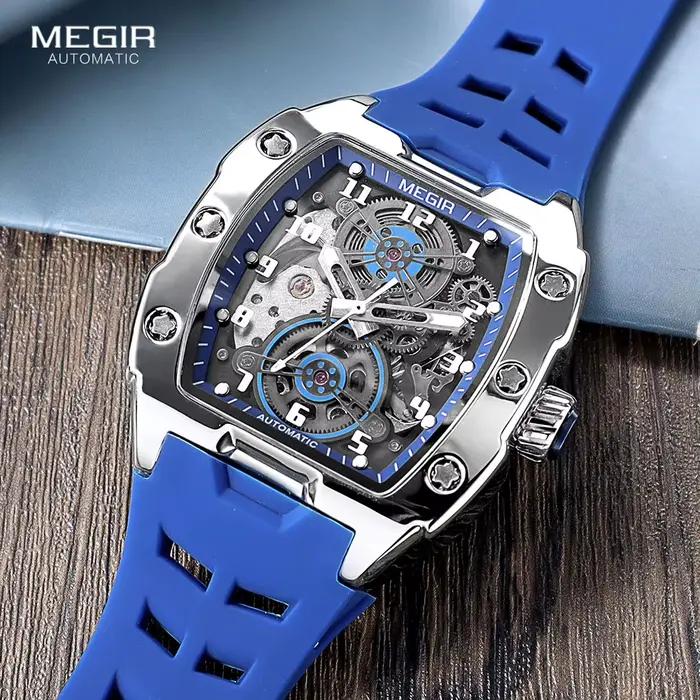 Montre Mécanique Bleue pour Homme